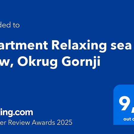 Apartment Relaxing Sea View, Округ Горни Екстериор снимка